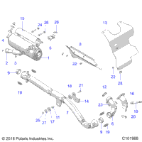 Engine, Exhaust A19sep57c1/Ses57c1/2/5/K/E1/E2/E5/Ek/Set57c1/2/E1/E2/Sef57c2