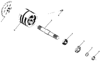 Detailsfront Drive Asm. 250 4X4 Front Tightener Assemblypn 1380024