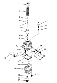 Carburetor 4X4 400L