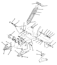 Swing Arm Weldment & Rear Shock Assembly