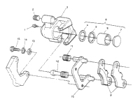 Front Brake Assembly Trail Boss