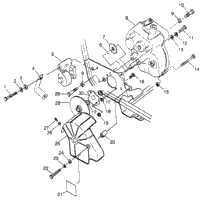 Gearcase/Brake Mounting Sport 400L & Trail Blazer W97ba25c