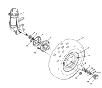 Front Wheel Assembly 2X4 350L