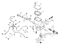 Controls Master Cylinder/Brake Line