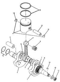 Crankshaft & Piston Trail Boss