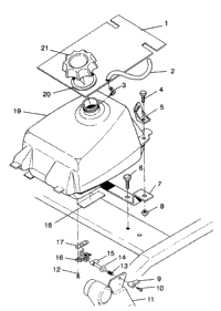 Fuel Tank Assembly 4X4 250