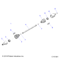 Drive Train, Drive Shaft, Front