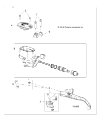 Brakes, Front Brake Lever & Master Cylinder