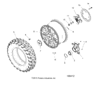 Wheels, Rear & Hub A16sxs95ck/Cg