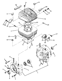Crankcase & Cylinder Assembly