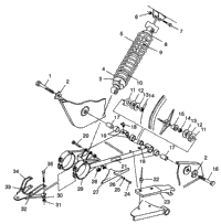 Swing Arm/Shock Mounting
