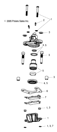Brake, Caliper, Rear
