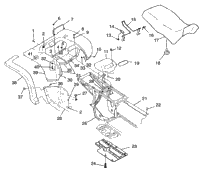 Rear Cab & Seat Xplorer 400L