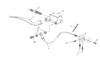 Controls Rh Master Cylinder/Brake Line 6X6 400L, Swedish S948740 & Nor