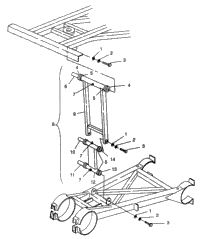 Rear Strut Stabilizer Magnum 6X6 W968744 & Magnum 6X6 Swedish