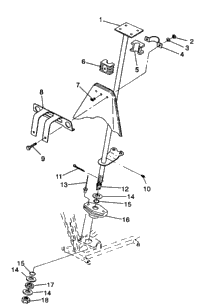 Steering Post Assembly Trail Boss