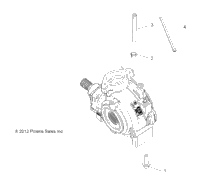 Drive Train, Gearcase Mounting, Front