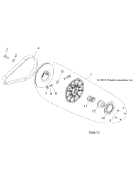 Drive Train, Secondary Clutch