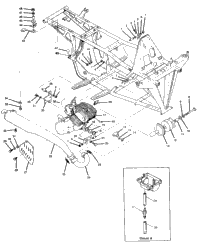 Engine & Muffler Mounting Trail Boss
