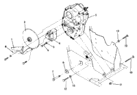 Right Hand Gearcase & Brake Mounting Updated 5/90