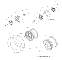 Wheel, Rear & Brake Disk/Hubs/Bearing Carriers