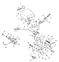 Handlebar & Headlight Pod Xpress (4935923592B011)