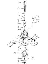 Carburetor 6X6 400L