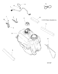Body, Fuel Tank Asm