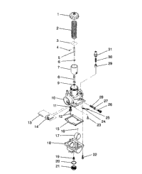 Carburetor 2X4 350L