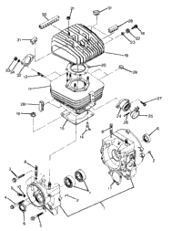 Crankcase & Cylinder Assembly