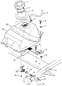 Fuel Tank Sport 400L & Trail Blazer W97ba25c
