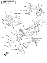 Frame Assembly With Rackstrail Boss