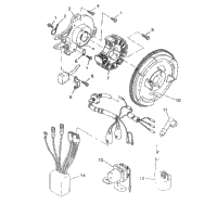 Magneto Assembly 6X6 400L, Swedish S948740 & Norwegian