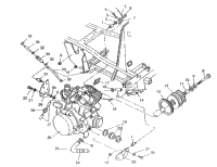 Engine Mounting 6X6 400L, Swedish S948740 & Norwegian