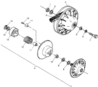 Driven Clutch Xplorer 400L