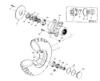 Front Wheel Assembly 6X6 400L, Swedish S948740 & Norwegian