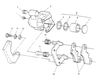 Middle Axle Brake Assembly 6X6 400L