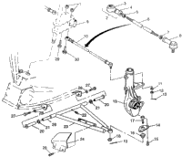 Aarm/Strut Mounting Magnum 4X4 & Swedish Magnum 4X4 S968144