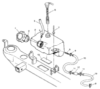 Oil Tank Assembly Trail Boss