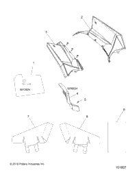 Body, Rear Cab And Heat Shields