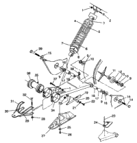 Swing Arm/Shock Mounting Trail Boss