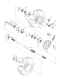 Rear Wheel Drive Assembly 250 6X6