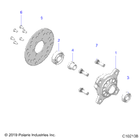 Wheels, Front Hub And Brake Disk