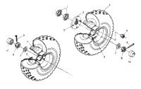 Middle Wheel Assembly 6X6 400L