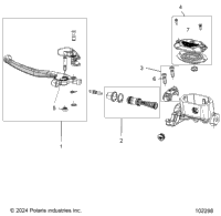 Brakes, Front Brake Lever & Master Cylinder
