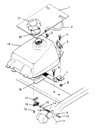 Fuel Tank Assembly Trail Boss