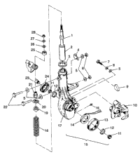Front Strut Assembly 6X6 350L W938739