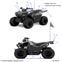 Body, Decals Warning And Reflectors