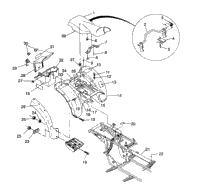 Rear Cab Assembly Sportsman 4X4