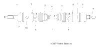 Drive Train, Rear Drive Shaft (49Atvshaftdriverr08sp500)